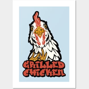 Grilled Chicken Posters and Art